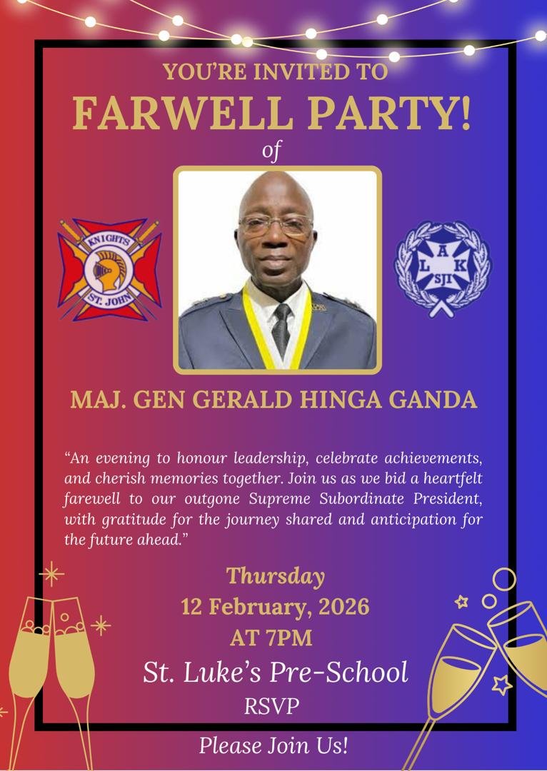 Farewell Ceremony Held in Honor of Immediate Past Supreme Subordinate President, Major General Gerald H.P. Ganda